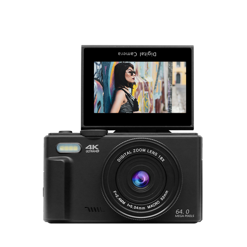 Photography Videos - メーカー製5K Wifiミニデジタルカメラ、3インチ180度スクリーン付き ° フリップスクリーン 18倍 UHD