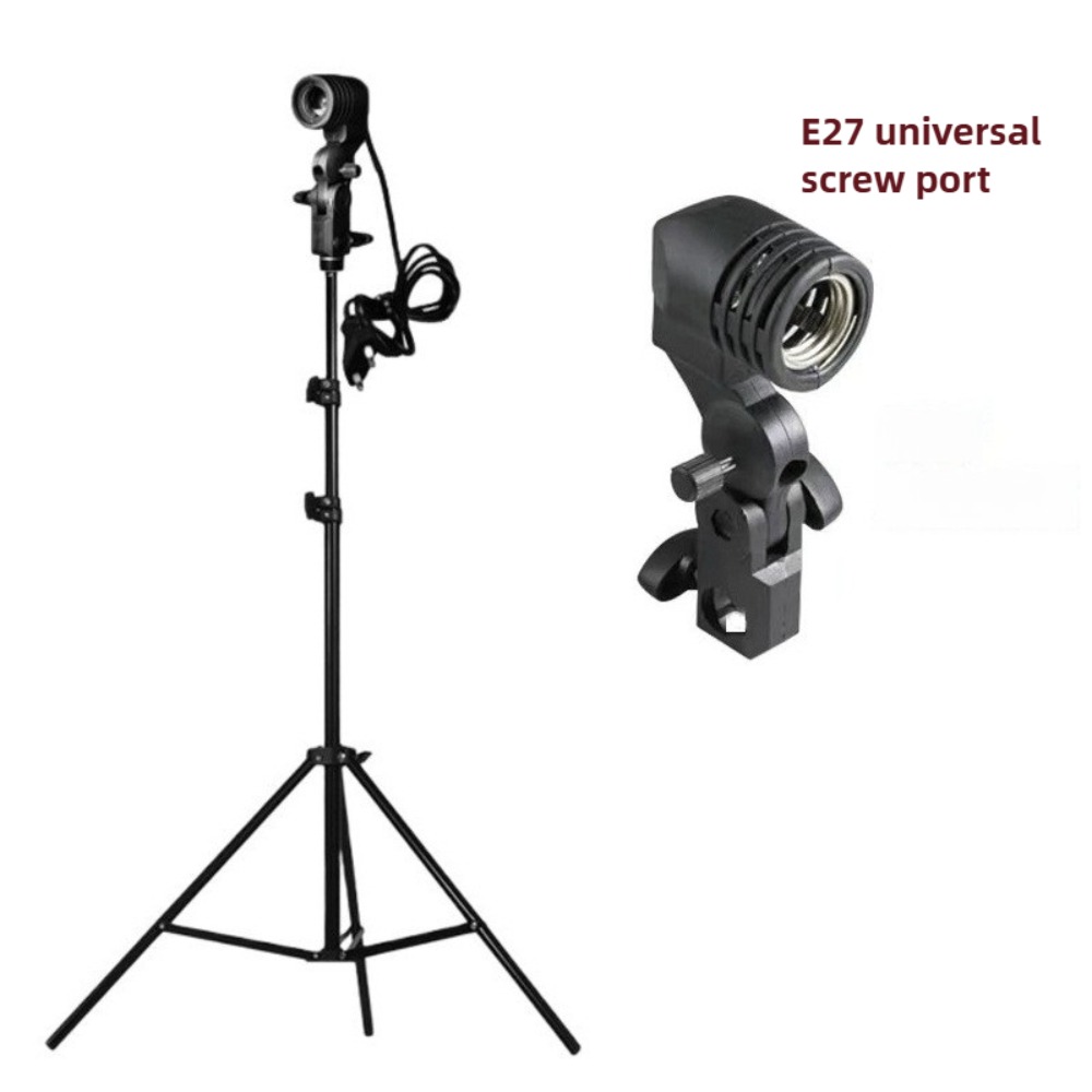 Photography Umbrella - 電球スタンド 2M、E27 ACソケット付き傘型ランプホルダー、植物ライトスタンド、写真撮影用照明マウント（写真・ビデオスタジオ用）