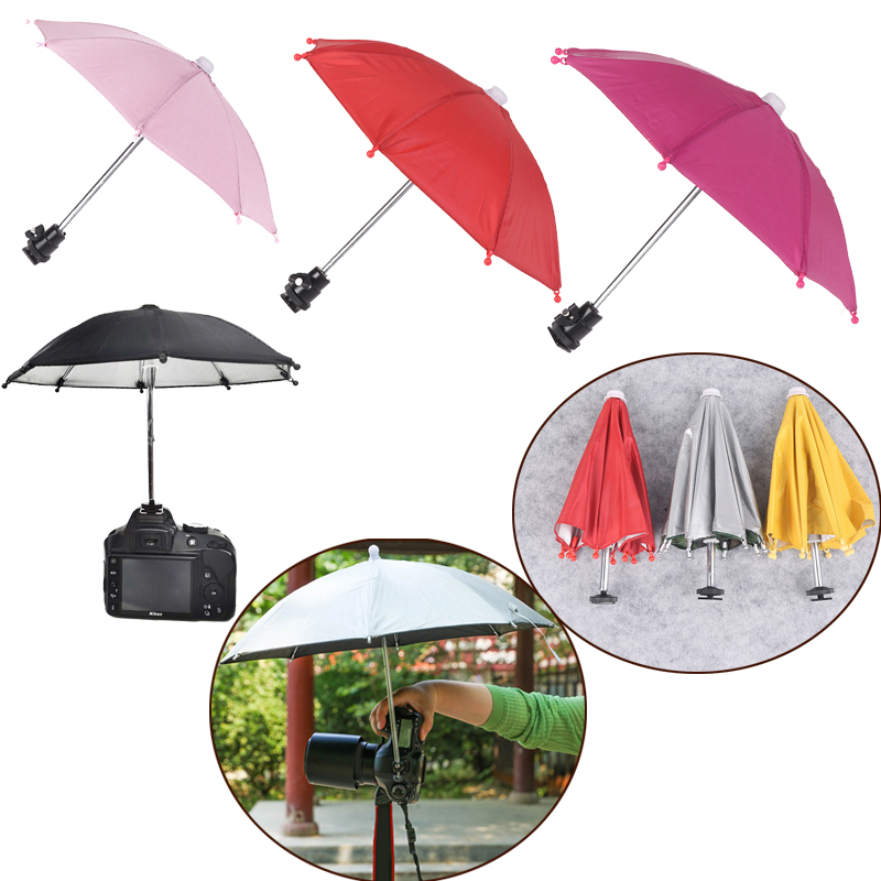 Photography Umbrella - ホットセール 1個 ブラック DSLRカメラ用傘 ユニバーサルホットシューカバー 撮影アクセサリー