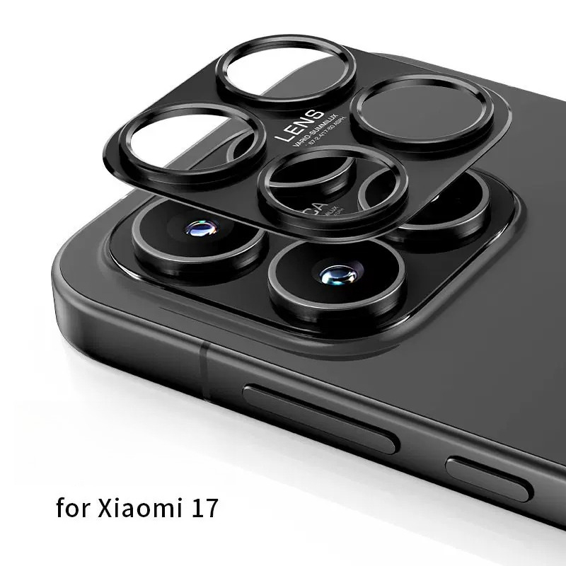 Photography Kit Pro Xiaomi 17 Ultra - ブラックメタルカメラレンズスクリーンプロテクター Xiaomi 17 Ultra 17 15T