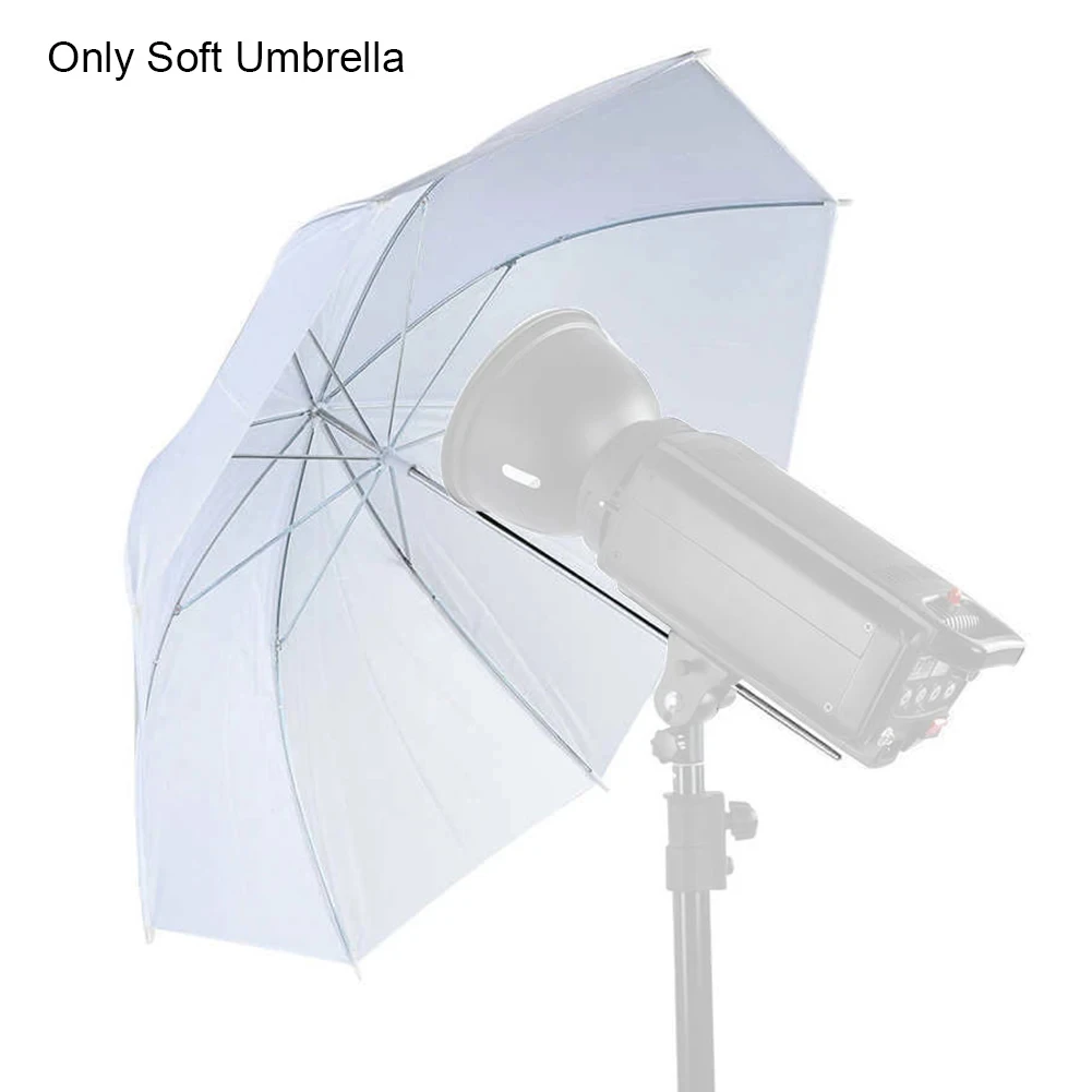 Photography Umbrella - 20 インチフォトスタジオ照明フラッシュ半透明白撮影昼光リフレクター折りたたみソフト傘写真撮影用
