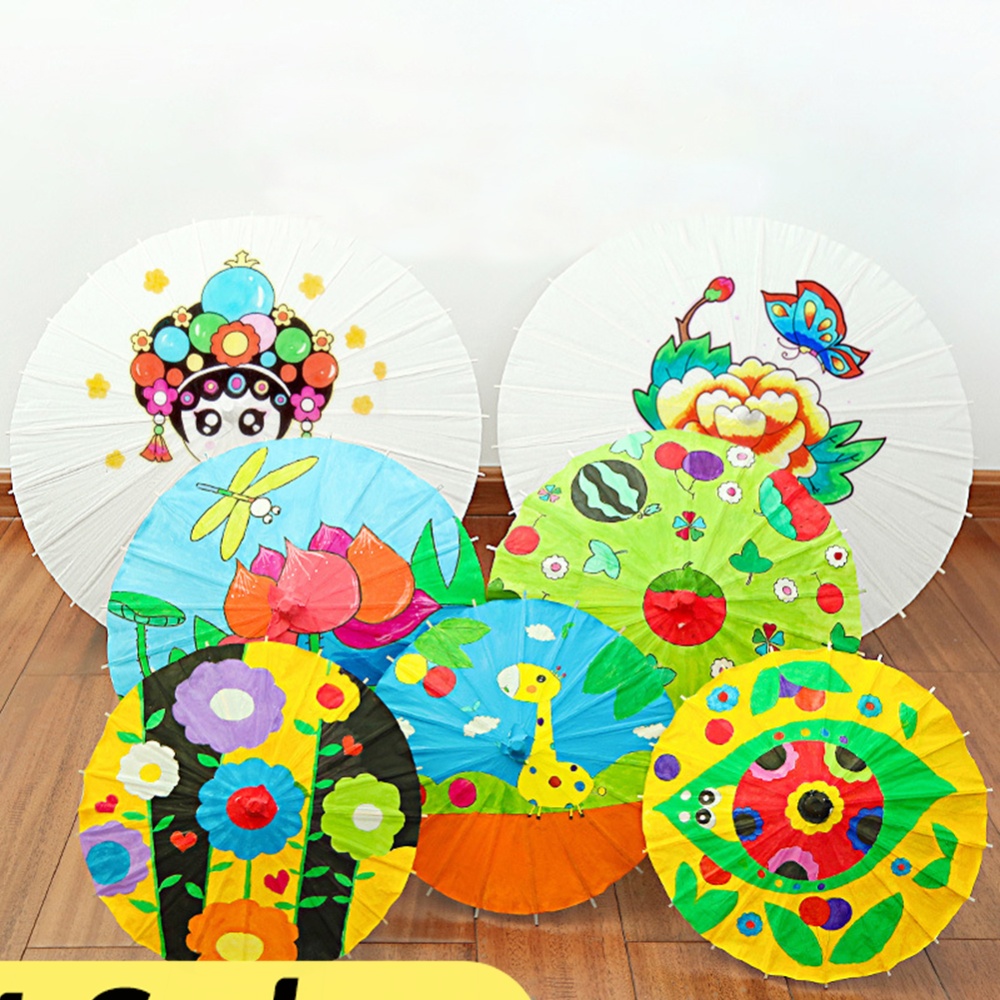 Photography Umbrella - 1-10 個油紙傘 60 センチメートル手作り紙傘写真撮影小道具装飾中国パラソル結婚式パーティーの装飾用