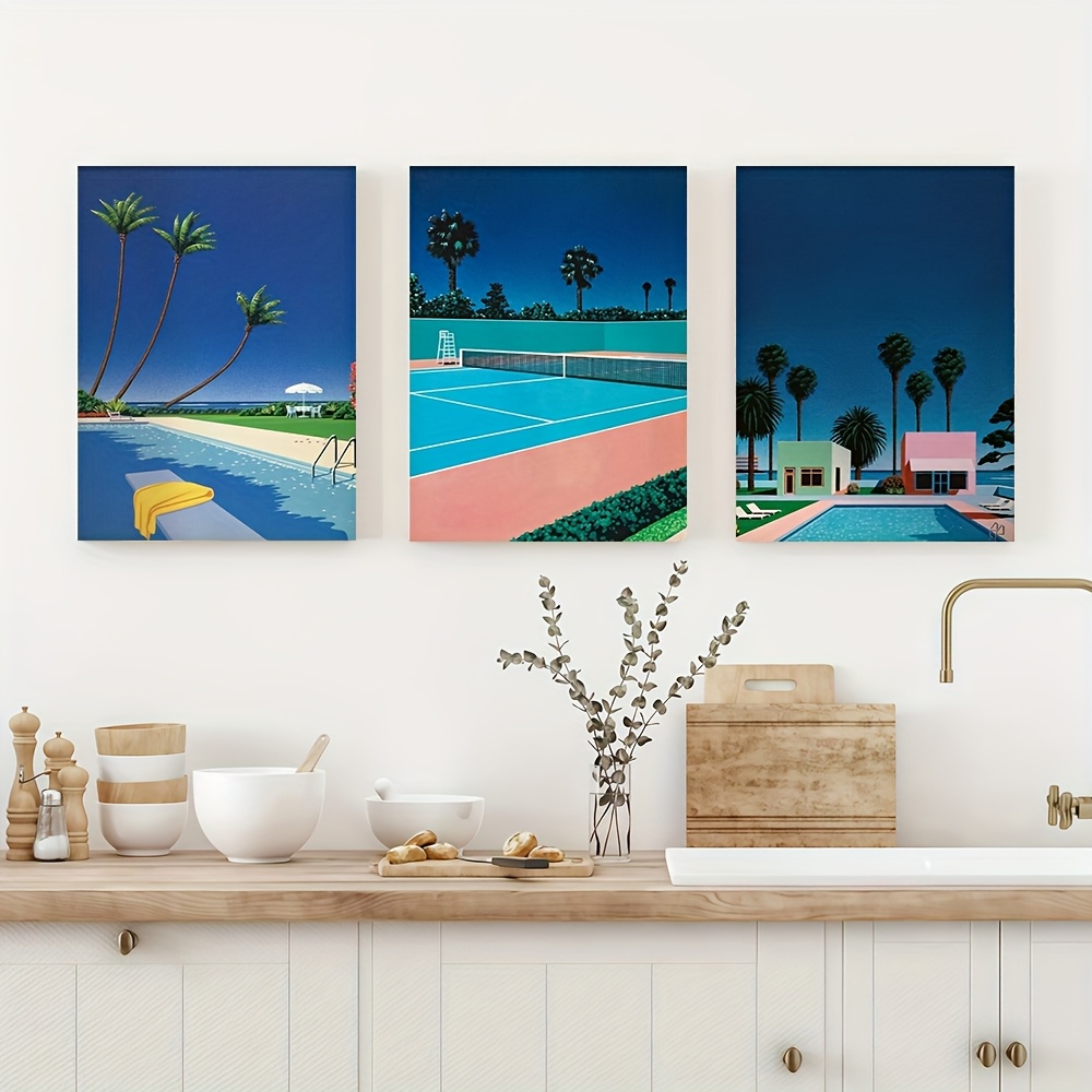 フレームレス3ピース装飾絵画、2Dフレームレスキャンバスアー - Photography Kit のレビューと価格