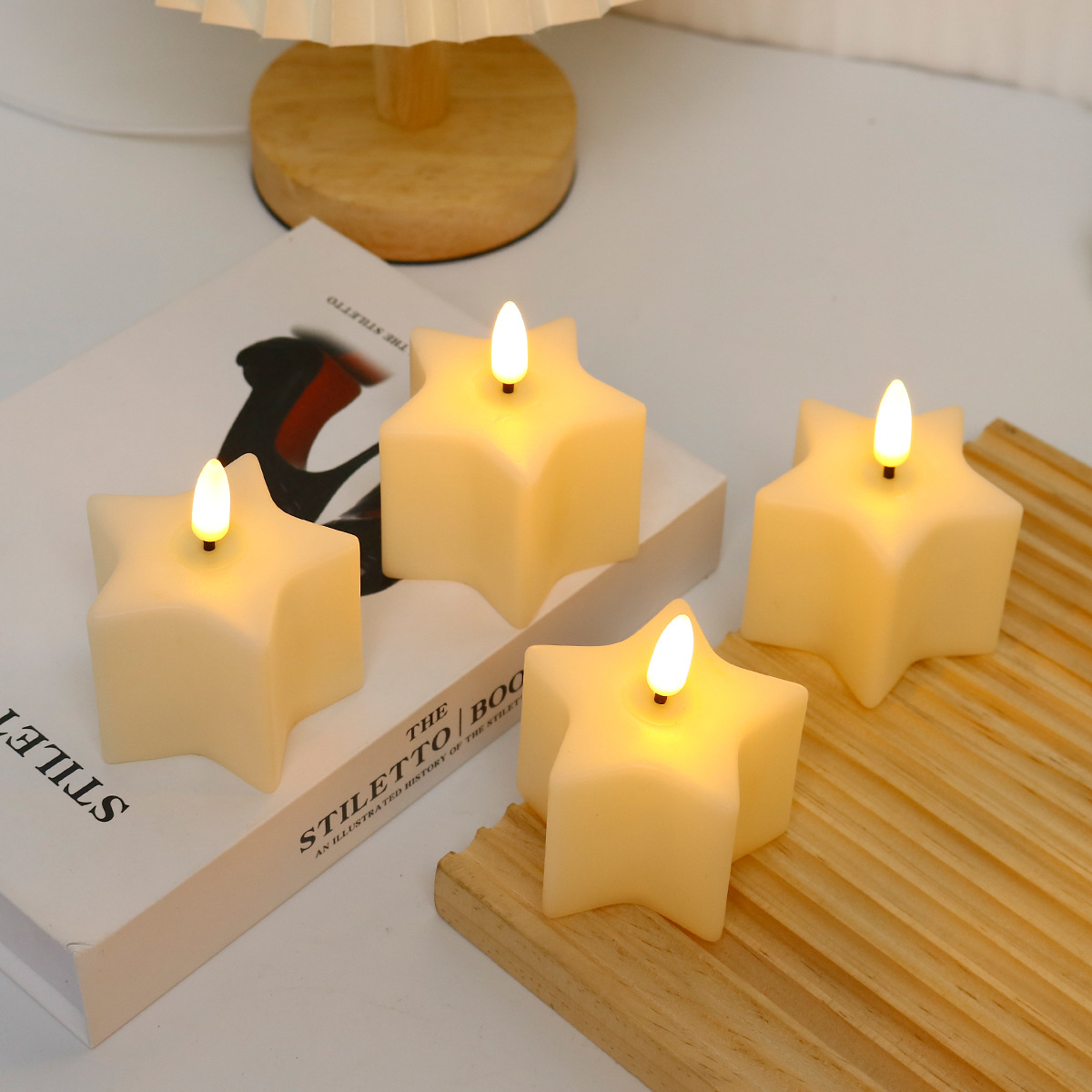 LEDキャンドルキューブ 結婚式、誕生日、クリスマスデコレー - Photography Wedding のレビューと価格