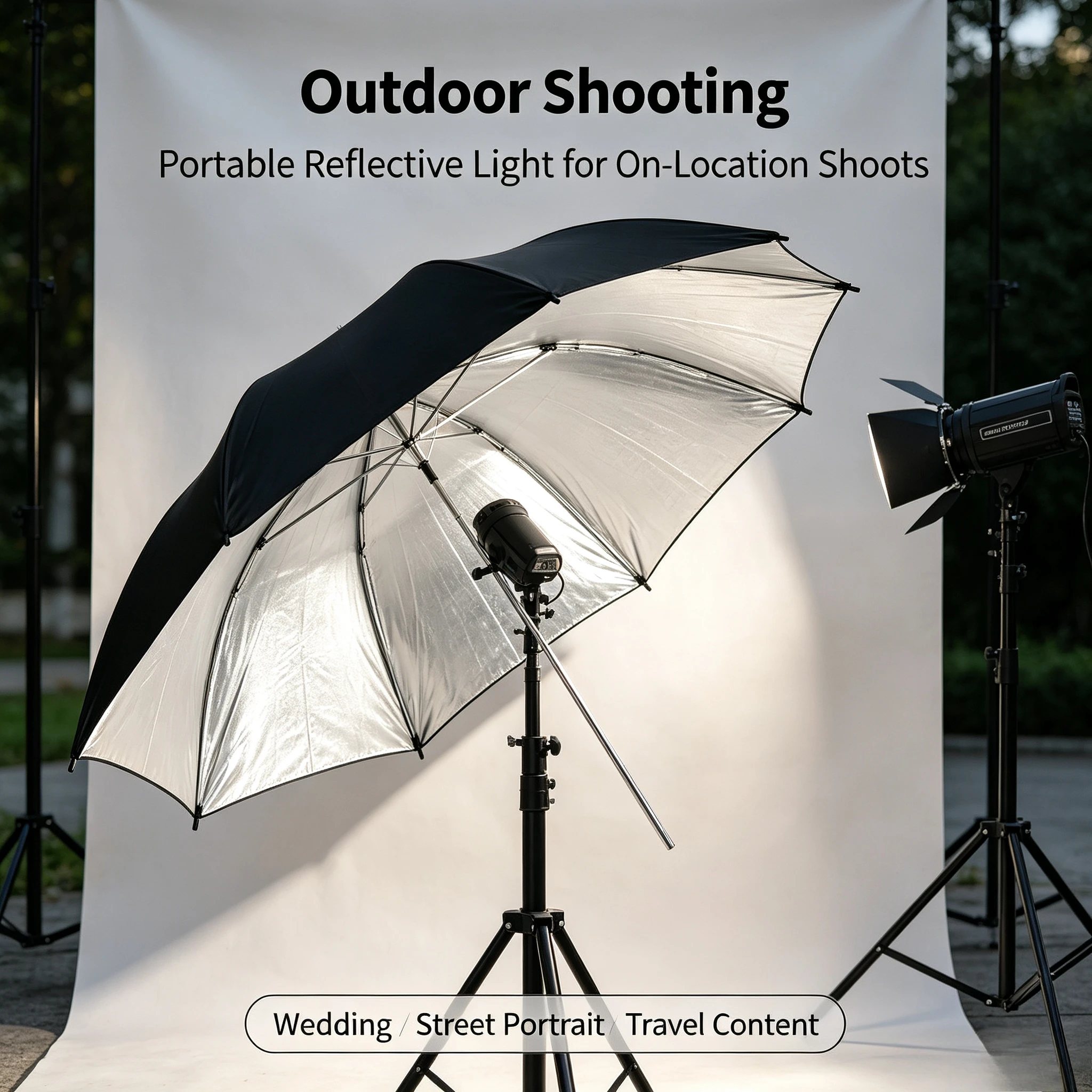 2026年 ブラック 耐久性のある33インチ反射傘 83CM - Photography Umbrella のレビューと価格