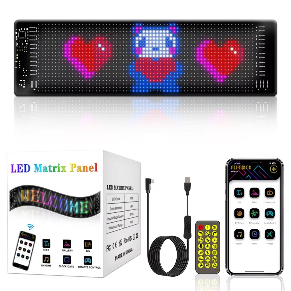 【16x96 LED PLus】【192mm*898mm】【 - Pixel Art Led Panel のレビューと価格
