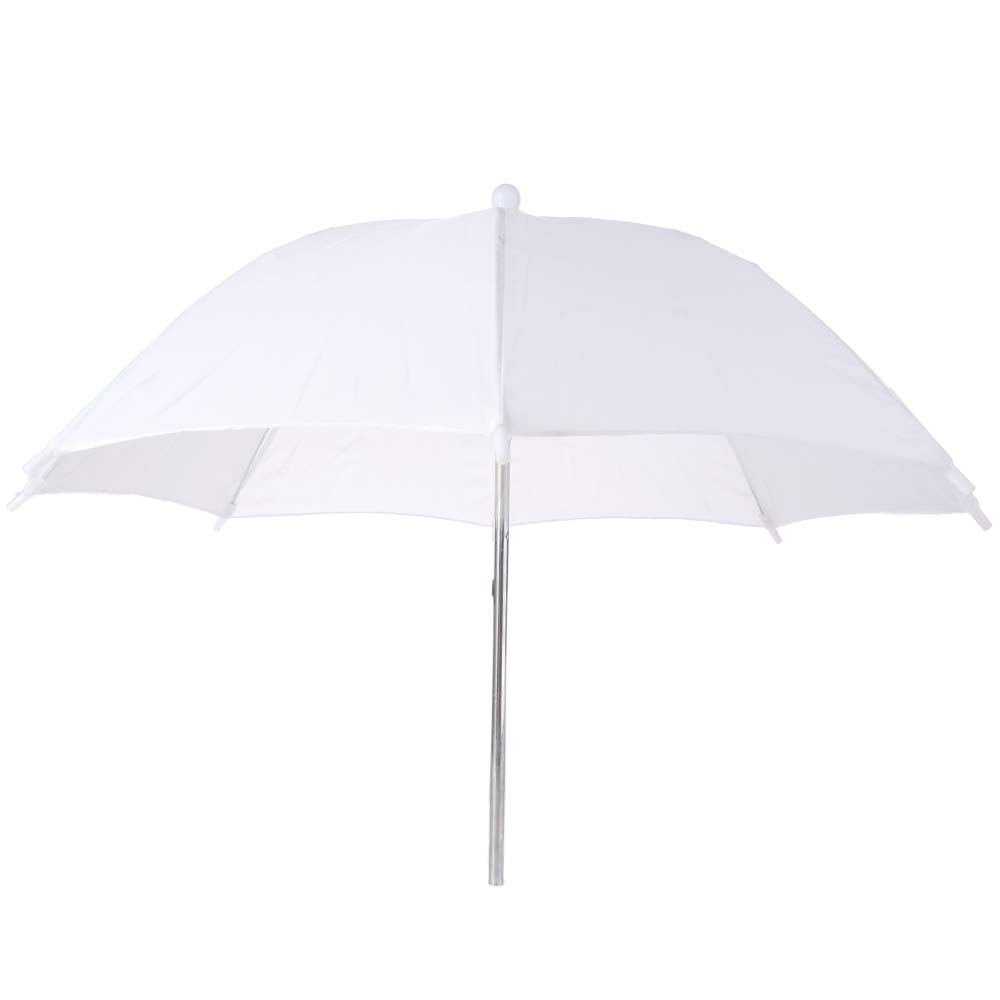 50cm/20インチ撮影用傘 金属ハンドル付き ホワイトソフ - Photography Umbrella のレビューと価格