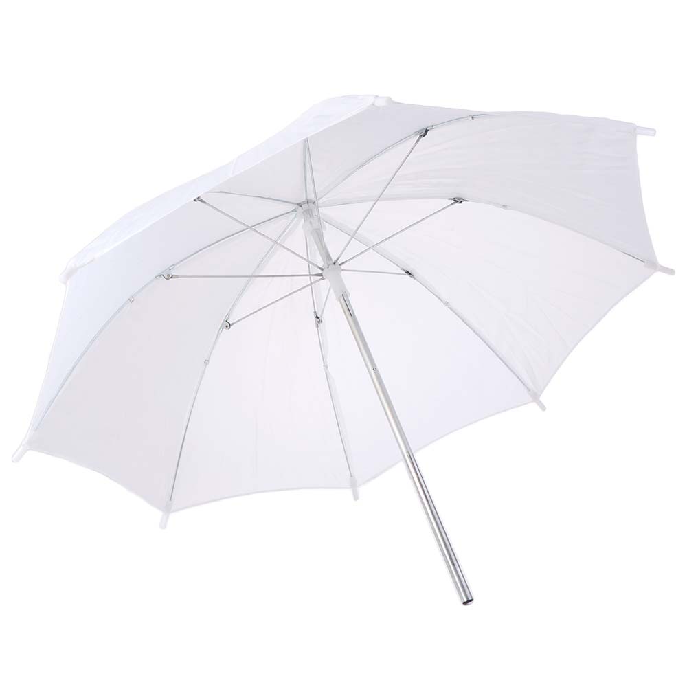 50cm/20インチ撮影用傘 金属ハンドル付き ホワイトソフ - Photography Umbrella のレビューと価格
