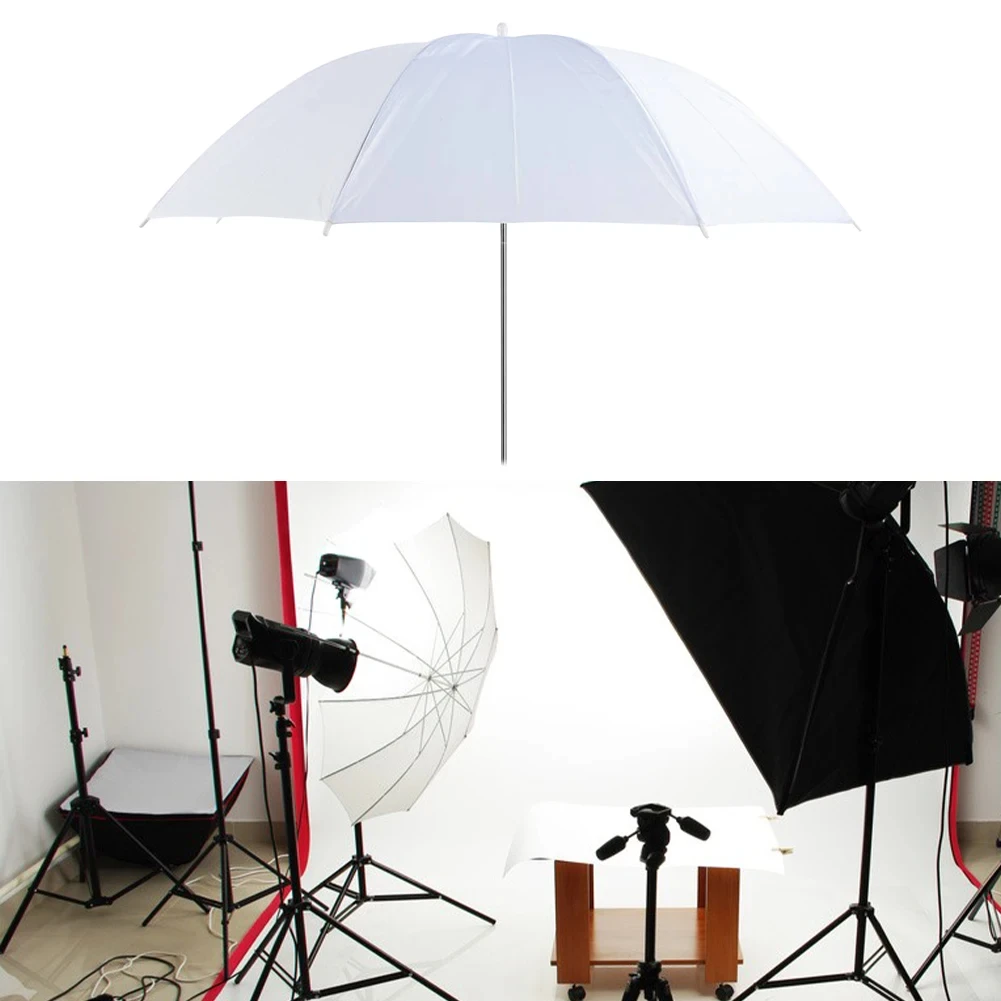 20 インチフォトスタジオ照明フラッシュ半透明白撮影昼光リフ - Photography Umbrella のレビューと価格