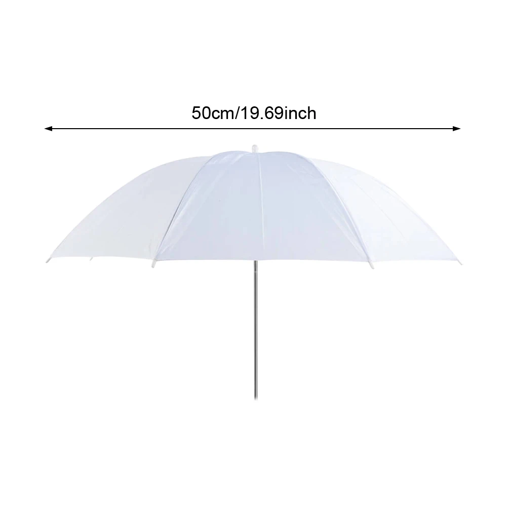 20 インチフォトスタジオ照明フラッシュ半透明白撮影昼光リフ - Photography Umbrella のレビューと価格