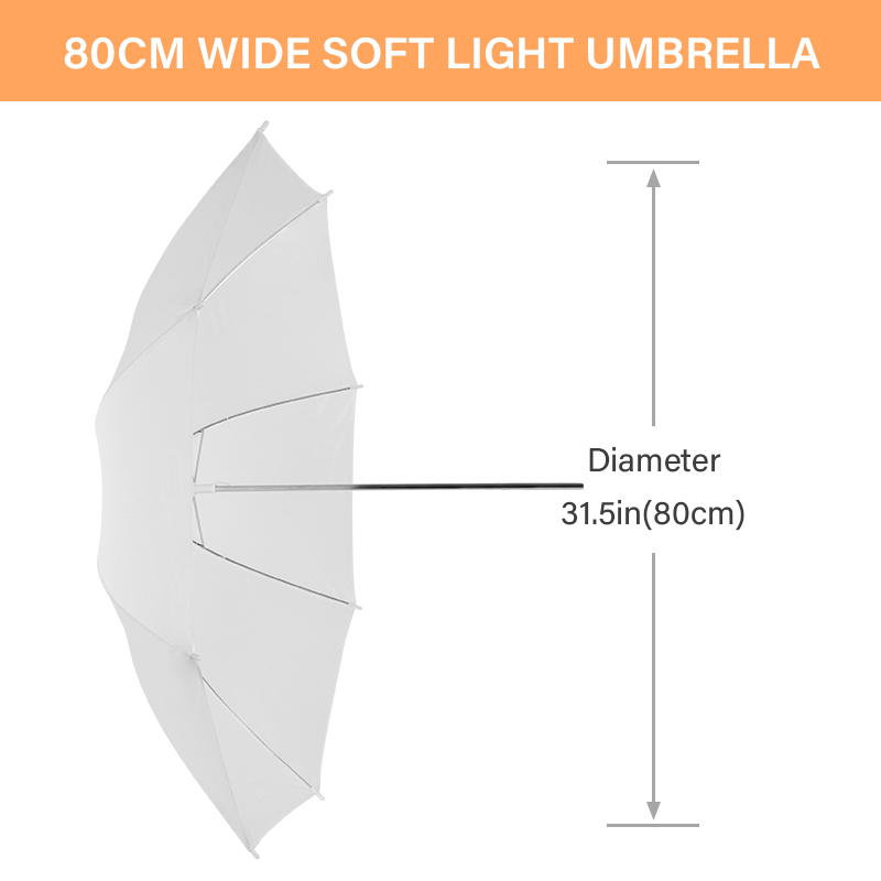 76 * 80cm X4 透明ホワイトライトディフューザーア - Photography Umbrella のレビューと価格