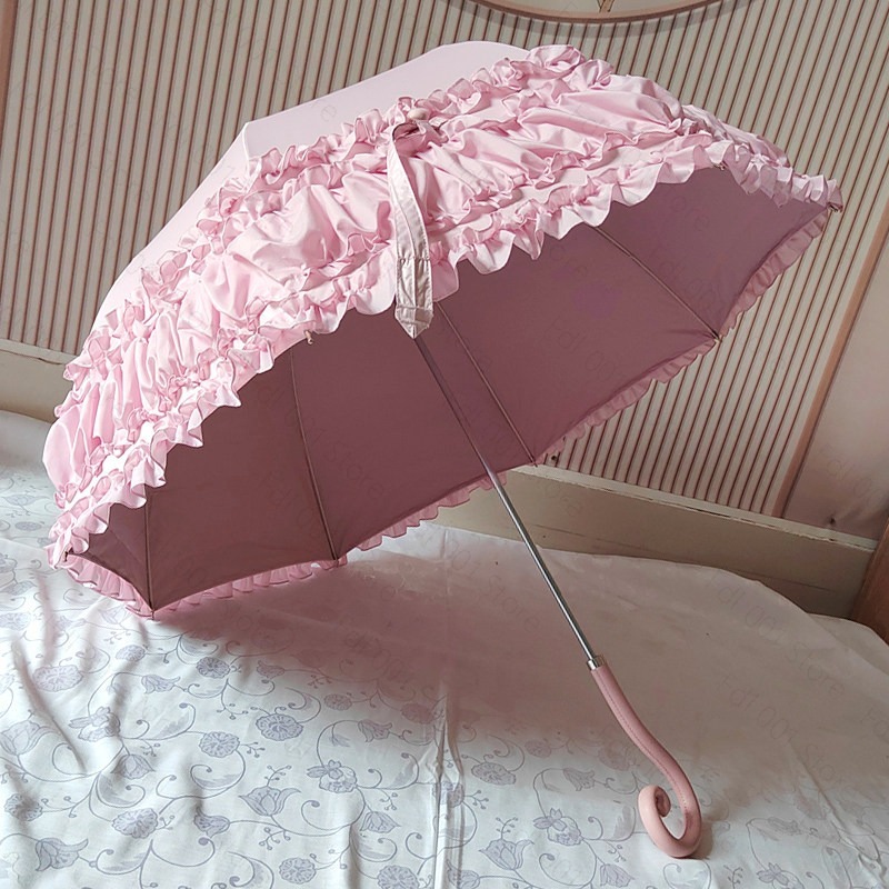 オリジナル手作り羅傘ダークゴシックスタイルロリータ写真撮影用 - Photography Umbrella のレビューと価格