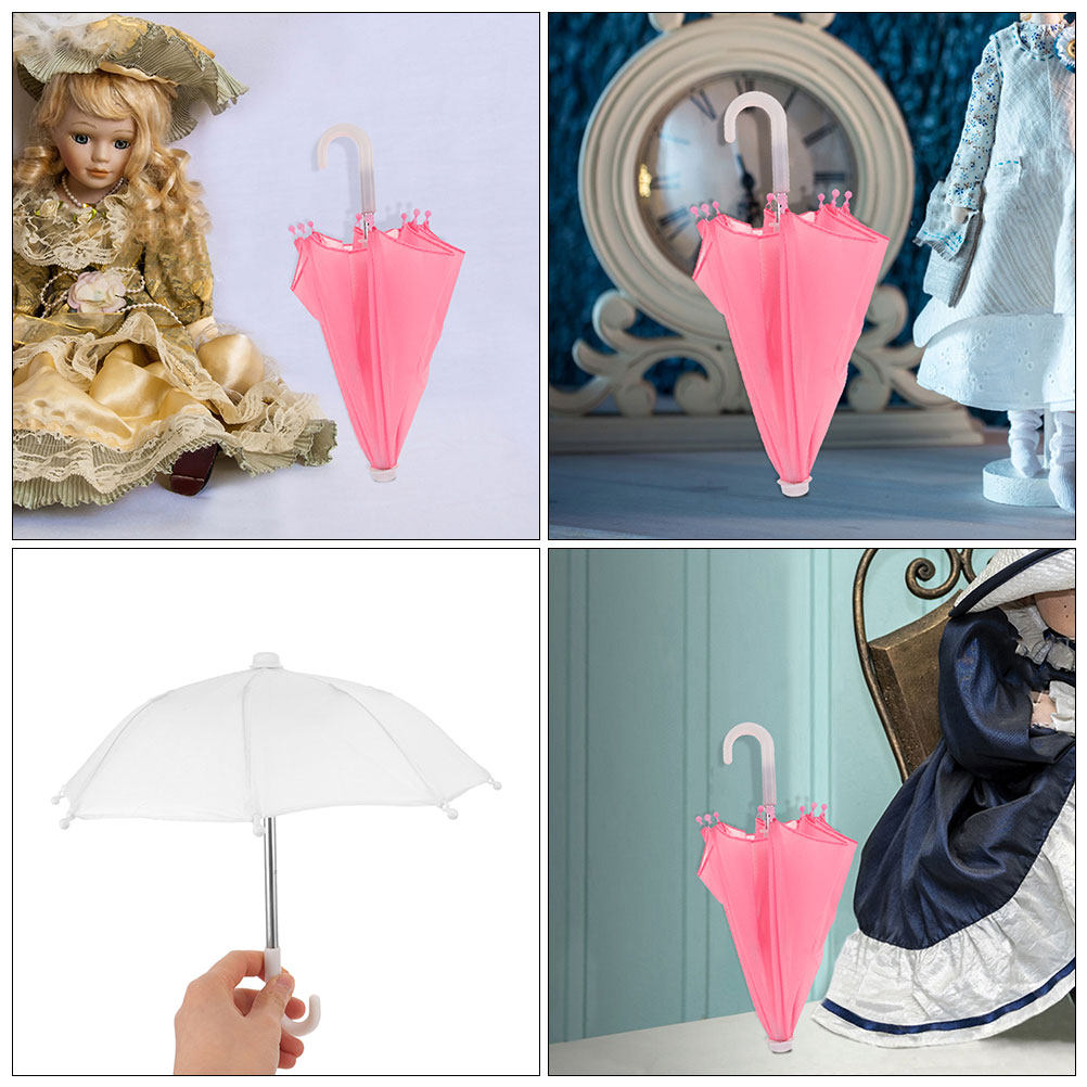 2個セット スタイリッシュなミニ傘 ドールハウス装飾 ミニチ - Photography Umbrella のレビューと価格