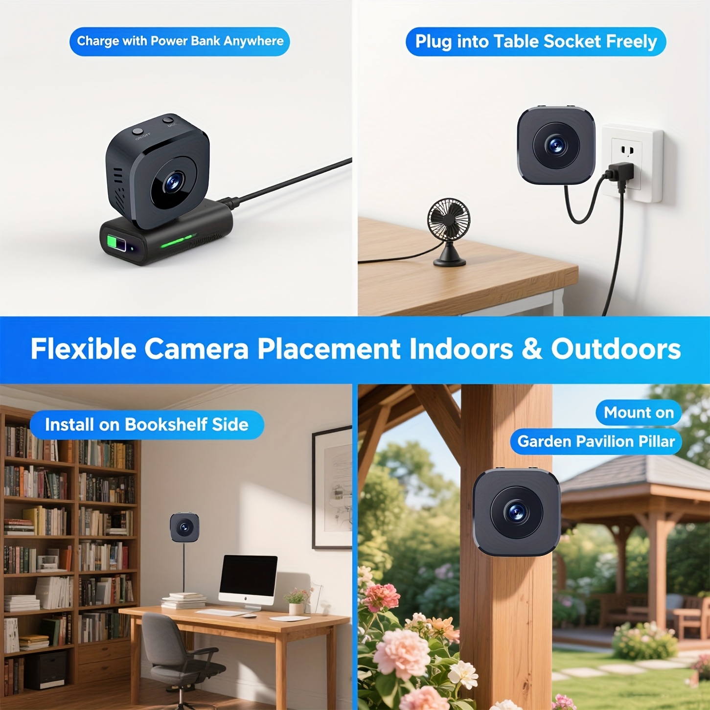 1080P HD ミニ WiFi カメラ屋内安全セキュリティ - Photography Videography のレビューと価格