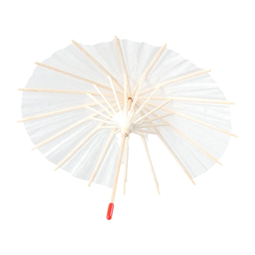 白い装飾的な手作りのベビーシャワー用長柄傘、記念日、絵画用品 - Photography Umbrella のレビューと価格