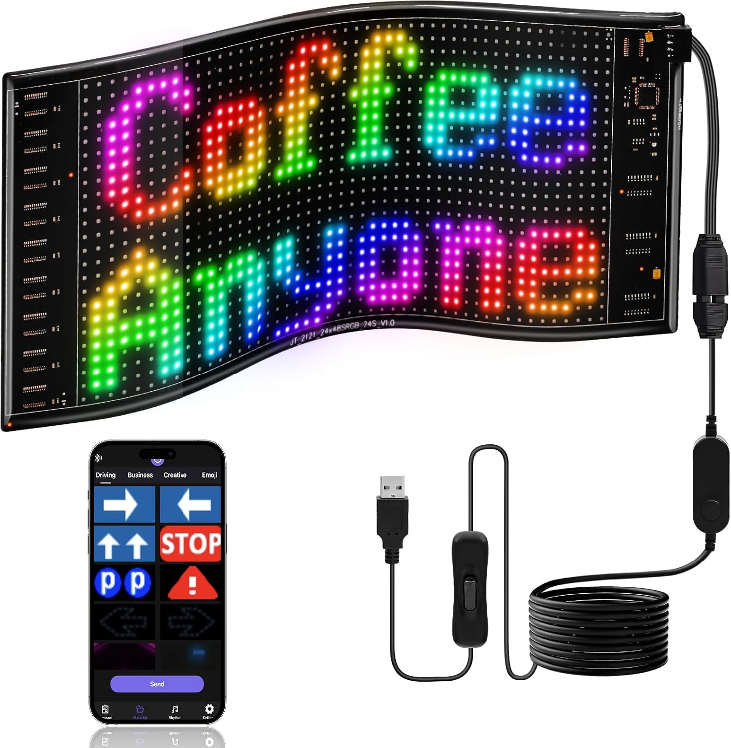 LED DIY マトリックスピクセルパネル LEDディスプレ - Pixel Art Led Panel のレビューと価格