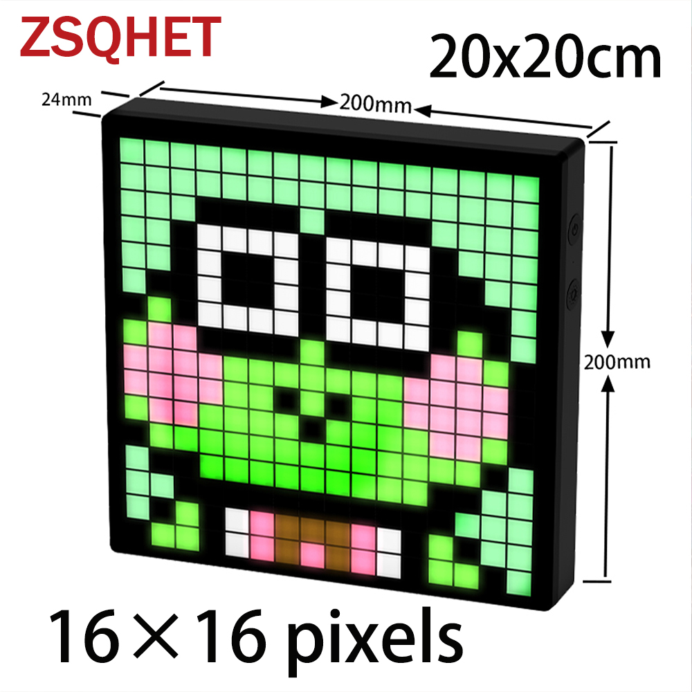 ZSQHET LEDピクセルアートディスプレイスクリーン 3 - Pixel Art Led Panel のレビューと価格