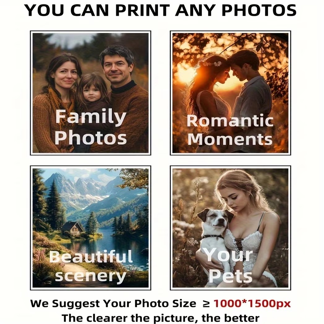 2 ピース/セットカスタムキャンバスプリント写真壁アートパー - Photography Kit のレビューと価格