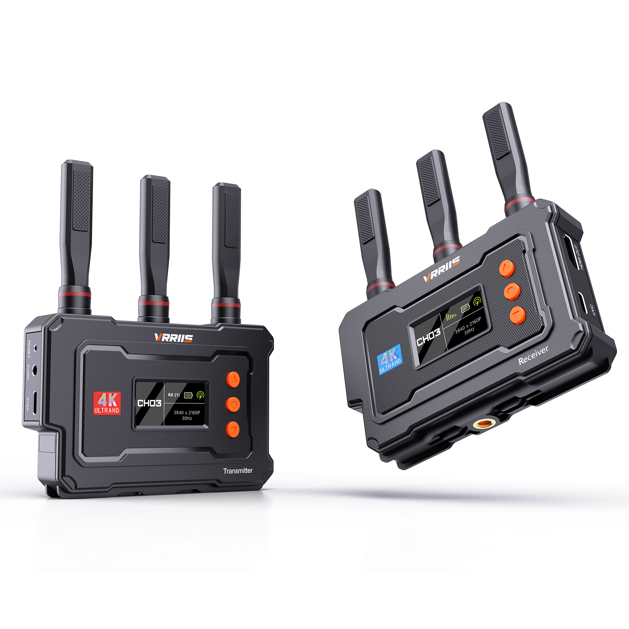 HDMIワイヤレス4Kビデオ伝送 450M長距離ワイヤレスエ - Photography Videography のレビューと価格